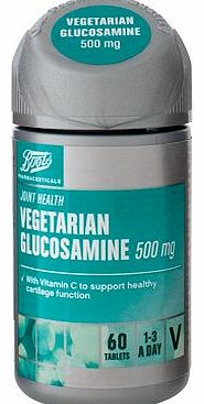 Boots Pharmaceuticals Boots VEGETARIAN GLUCOSAMINE 500 mg 60 Tablets