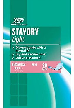 Boots Pharmaceuticals Staydry Mini Light (20