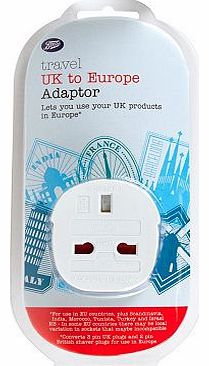 UK to Europe Travel Plug Adaptor 10152591