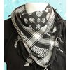 BLACK SKULL SCARF