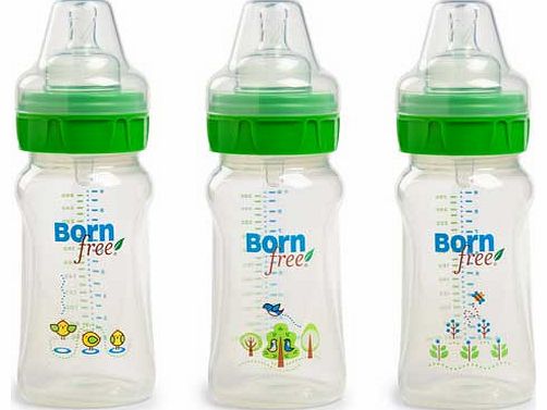 Born Free Deco Bottle 260ml - 3 Pack