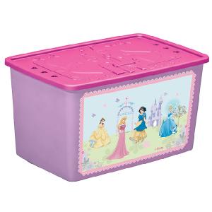 Born To Play Disney Princess 48L Plastic Storage