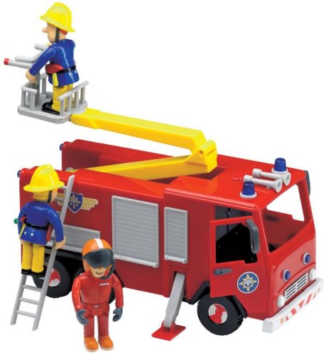 Born To Play Fireman Sam - Friction Jupiter with Sound & Figures