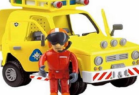 Born To Play Fireman Sam - Friction Rescue Vehicle with Tom