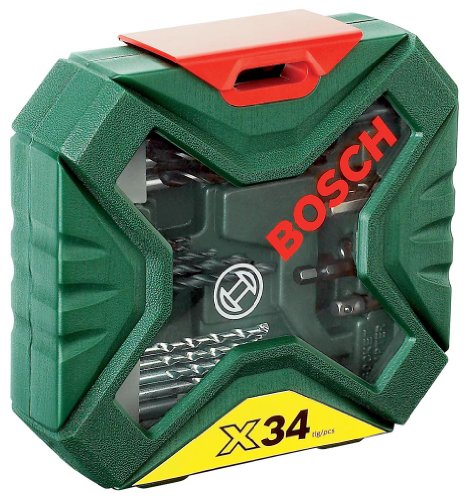 Bosch 2607010608 34-Piece X-Line Classic Drill and Screwdriver Bit Set