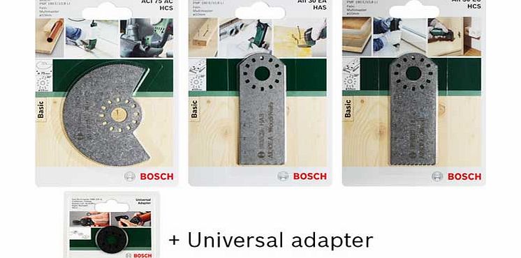 Bosch 4 Piece Multi Tool Set