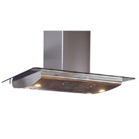 BOSCH 90cm Island Hood Flat Glass DIE975AGB - Brushed Steel