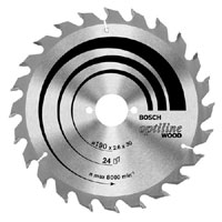 Bosch Circular Saw Blade Optiline Wood 190 x 30 x 2.6 48 Z