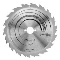 Bosch Cordless Circular Saw Blade Speedline Wood For Pks 14.4 V 130 x 16 x 1.3 12 Z