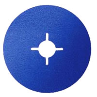 Bosch Fibre Sanding Disc andOslash; 125mm - 60 Grit - Blue (Metal Top) Pack Of 50