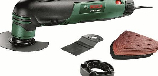 PMF 190 E Multifunctional Allrounder: Oscillating Multi-Tool with Cutting Discs, Saw Blades and Sander Sheets