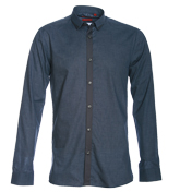 Enell Navy Check Shirt