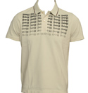 Boss Hugo Boss Beige Pique Polo Shirt with Printed Design (Pesco)