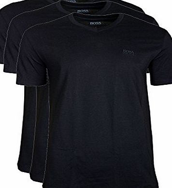BOSS Hugo Boss Mens T-Shirt VN 3P CO T-Shirt, Black, X-Large