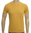 Hugo Boss Mustard T-Shirt with Printed Design (Kick)