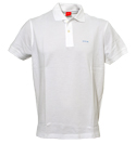 Hugo Boss White Short Sleeve Pique Polo Shirt