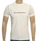 Hugo Boss White Slim Fit T-Shirt (Lecco)