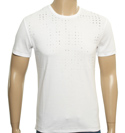 Hugo Boss White T-Shirt with Printed Design (Kick)
