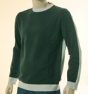 Boss Mens Dark & Light Grey Wool Sweater - Orange Label