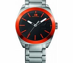 BOSS Orange Mens Black and Silver H-0300 Watch