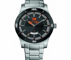 Mens Black and Silver H-2102 Watch