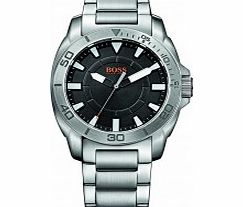 Mens Black and Silver H-7006 Watch