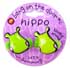 Botd BANG ON THE DOOR MINI HIPPO CUSHIONED PONYTAIL