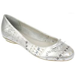 Female Bot701 Leather Upper in Silver