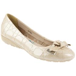 Botero by Pavers Female Bot901 Leather Upper in Cream Patent