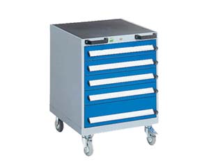 Bott heavy duty trolleys (low 5 drawer)