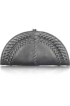 Bottega Veneta Karung fan clutch