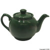 Green Ceramic 2-Cup Teapot