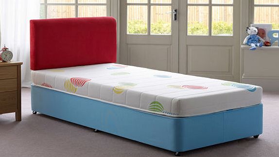 Bounce Divan Bed - Blue