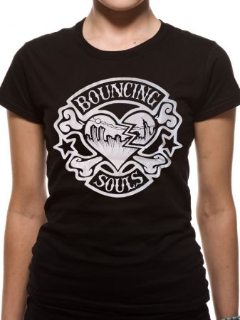 (Rocker Heart) Fitted T-shirt