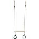 Bouncy Happy People Wooden Trapeze With Rings
