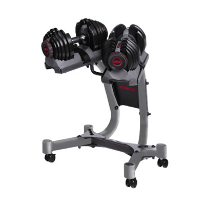 Bowflex SelectTechand#8482; 1090 Dumbells and Stand