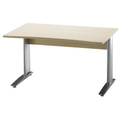 Box ` Ergonomic Desk 150cm - Maple 150W x 80D x