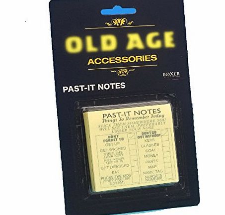 Boxer Gifts Old Age Past-It Notes