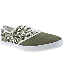 Male Boxfresh Bob On Fabric Upper in Khaki, White and Green, White and Red