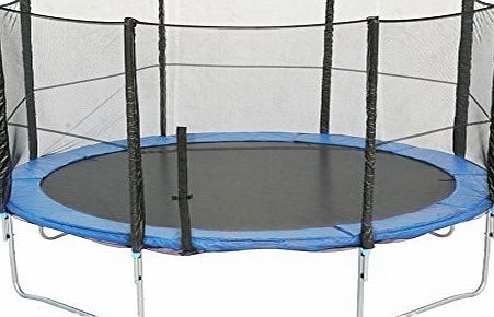 BPS 12FT 366cm 8 poles Safety Net for Trampoline --PE Protective Safety Enclosure Net--Dense Weave Manufacture Net only Without Poles