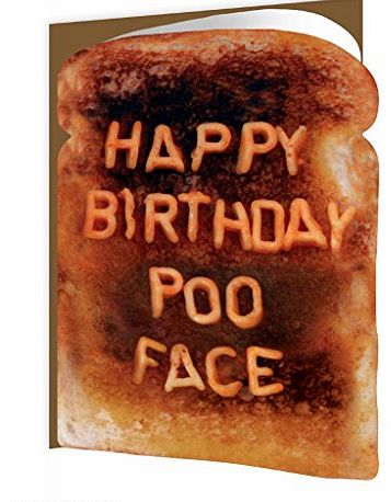 Brainbox Candy Poo Face Birthday Card