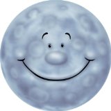 The Original Glow Stars Company - Sweet Dreams Glow 3D Large Jolly Moon