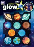 Brainstorm The Original Glowstars Company - Glow 3-D Stickers - Planets
