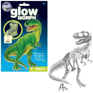 The Original Glowstars Glow Morph T Rex