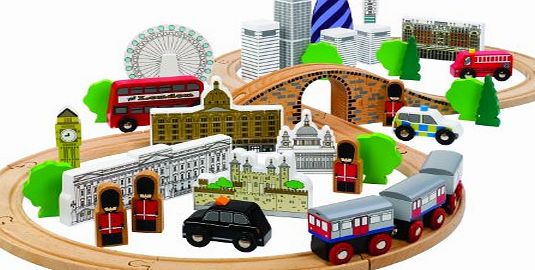 Branching Out City of London Wooden Train Set