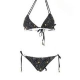 BrandCo Management Ltd Golddigga Tri Bikini Set Ladies Black AOP 10