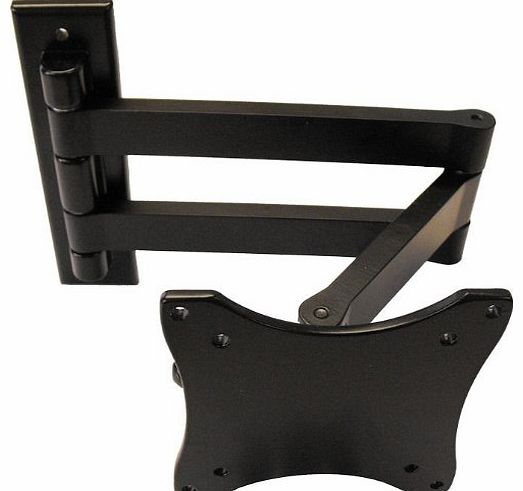 Cantilever LCD Monitor TV Arm Bracket Wall Mount with Swivel and Tilt