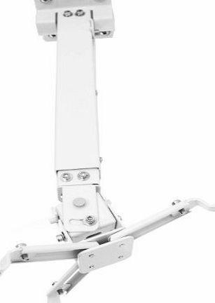 Brateck Video Projector Ceiling Mount, White, for Acer H6500 H6510BD X1213 X1110 P1100 P1303W P1165P H5350