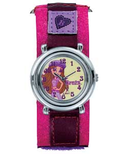 Yasmin Purple Velcro Strap Watch