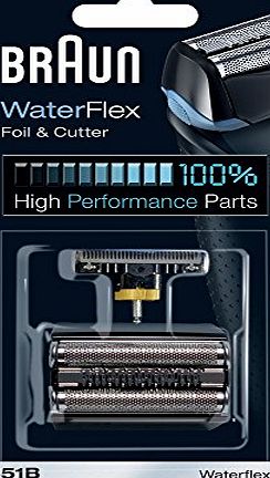 Braun 51B WaterFlex Key Part Replacement Foil and Cutter Cassette